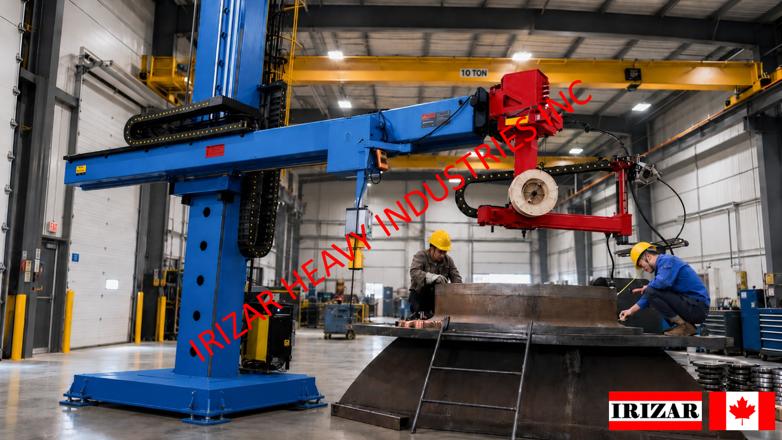 Irizar_CNC_SAW_Flange_Nozzle_Eqpt._on_Welding_Manipulator.jpg